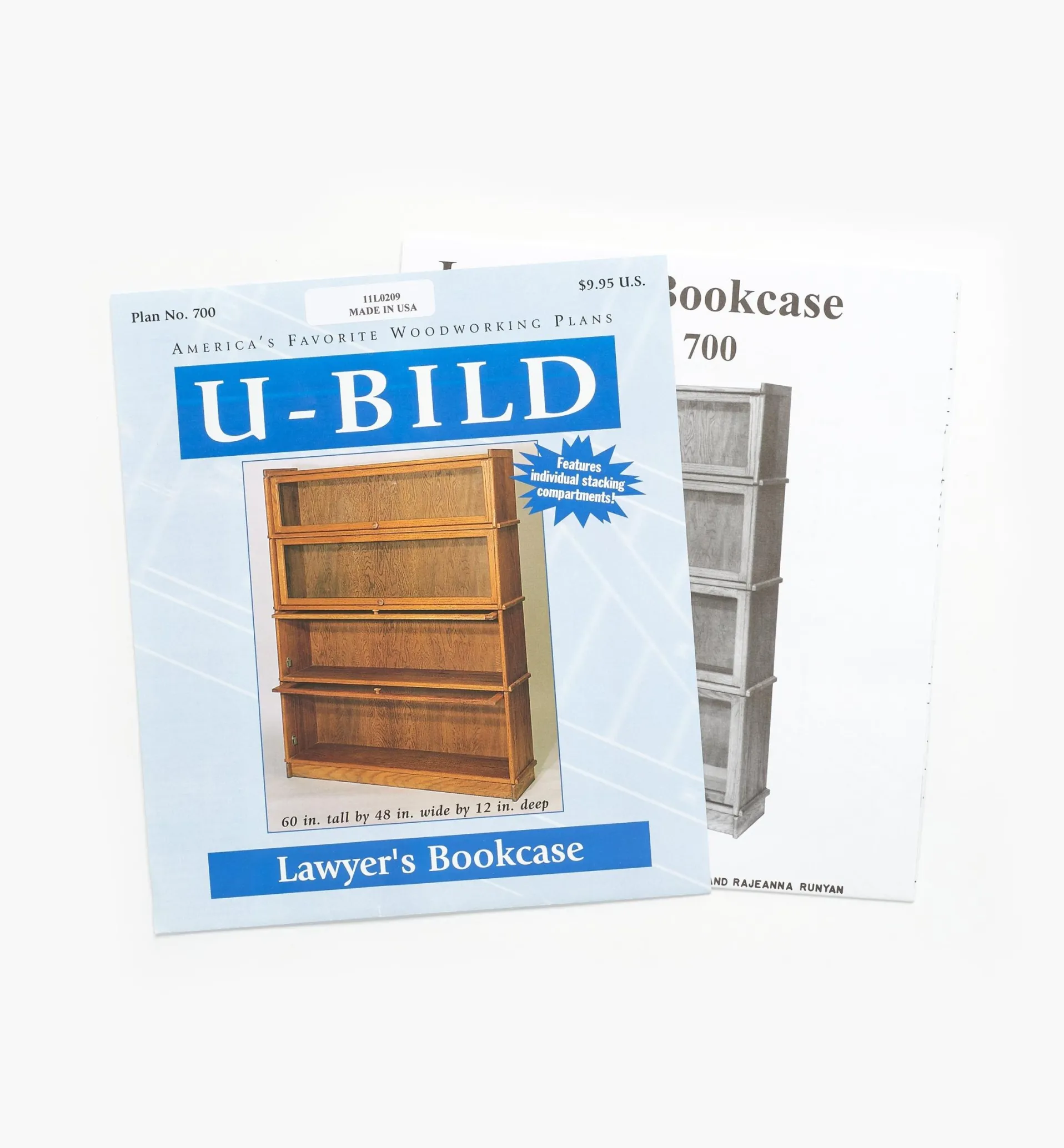 Lee Valley Lawyer's Bookcase Plan