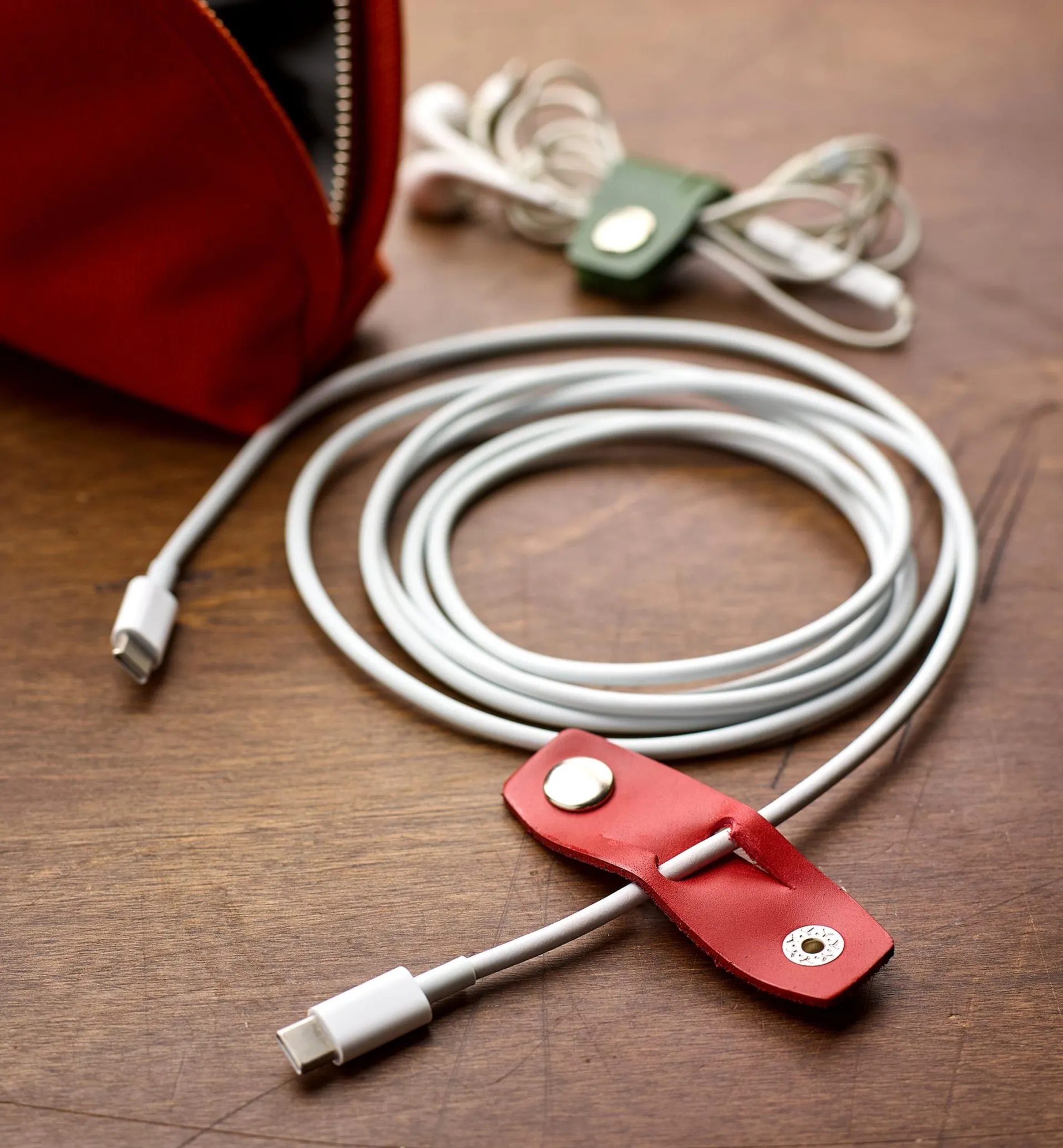 Lee Valley Leather Cord Keepers