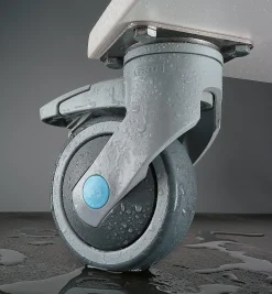 Lee Valley Levina 100mm Stainless-Steel-Plate Caster