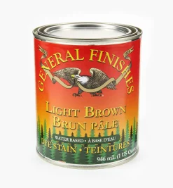Lee Valley Light Brown General Water-Based Dye Stain