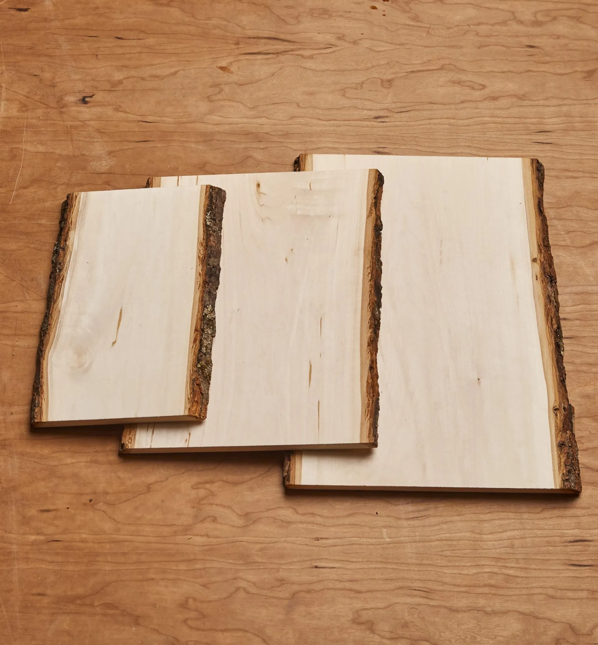Lee Valley Live-Edge Rectangular Basswood Plaques
