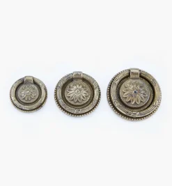 Lee Valley Louis XVI Old Brass Ring Pulls