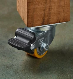 Lee Valley Low-Profile Polyurethane Caster With Brake