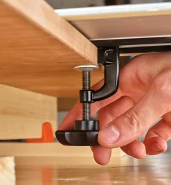 Lee Valley Low-Profile Track-Saw Guide Clamps