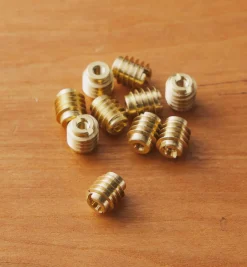 Lee Valley M3-0.5 Brass Knife-Edge Insert Nuts