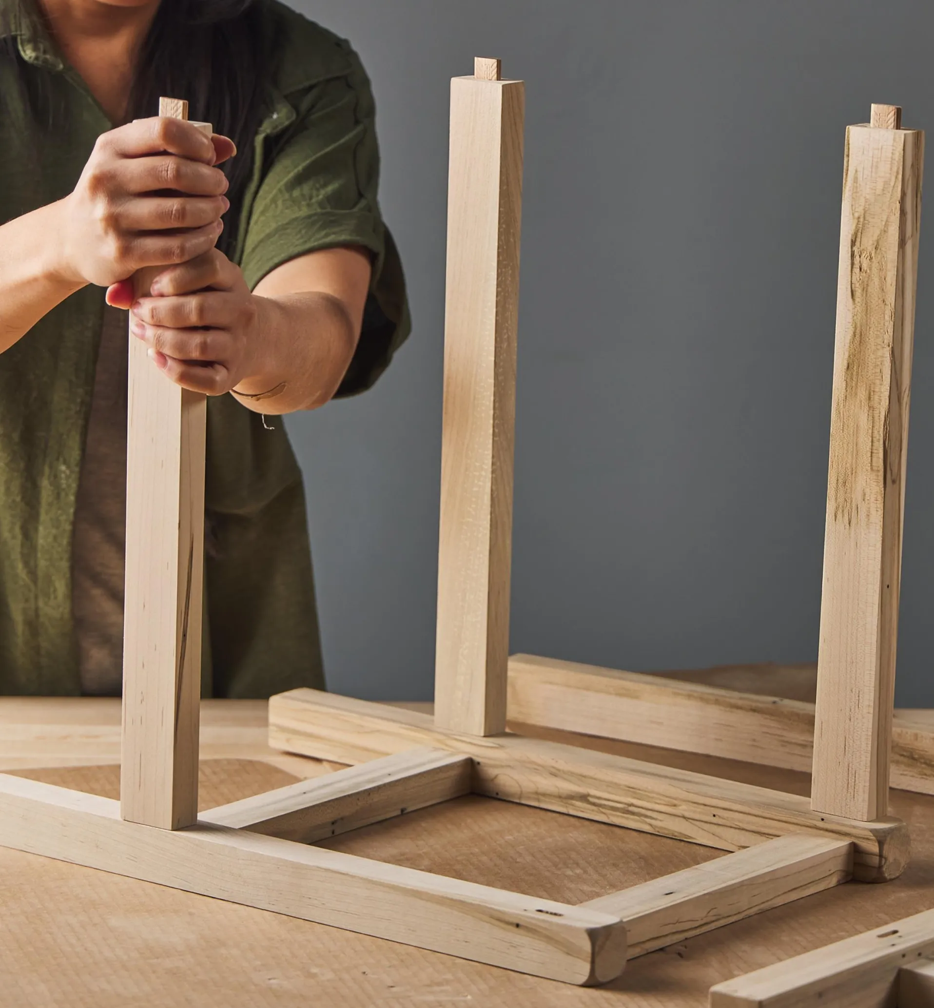 Lee Valley Make It Yourself Danish Cord Stool Kit