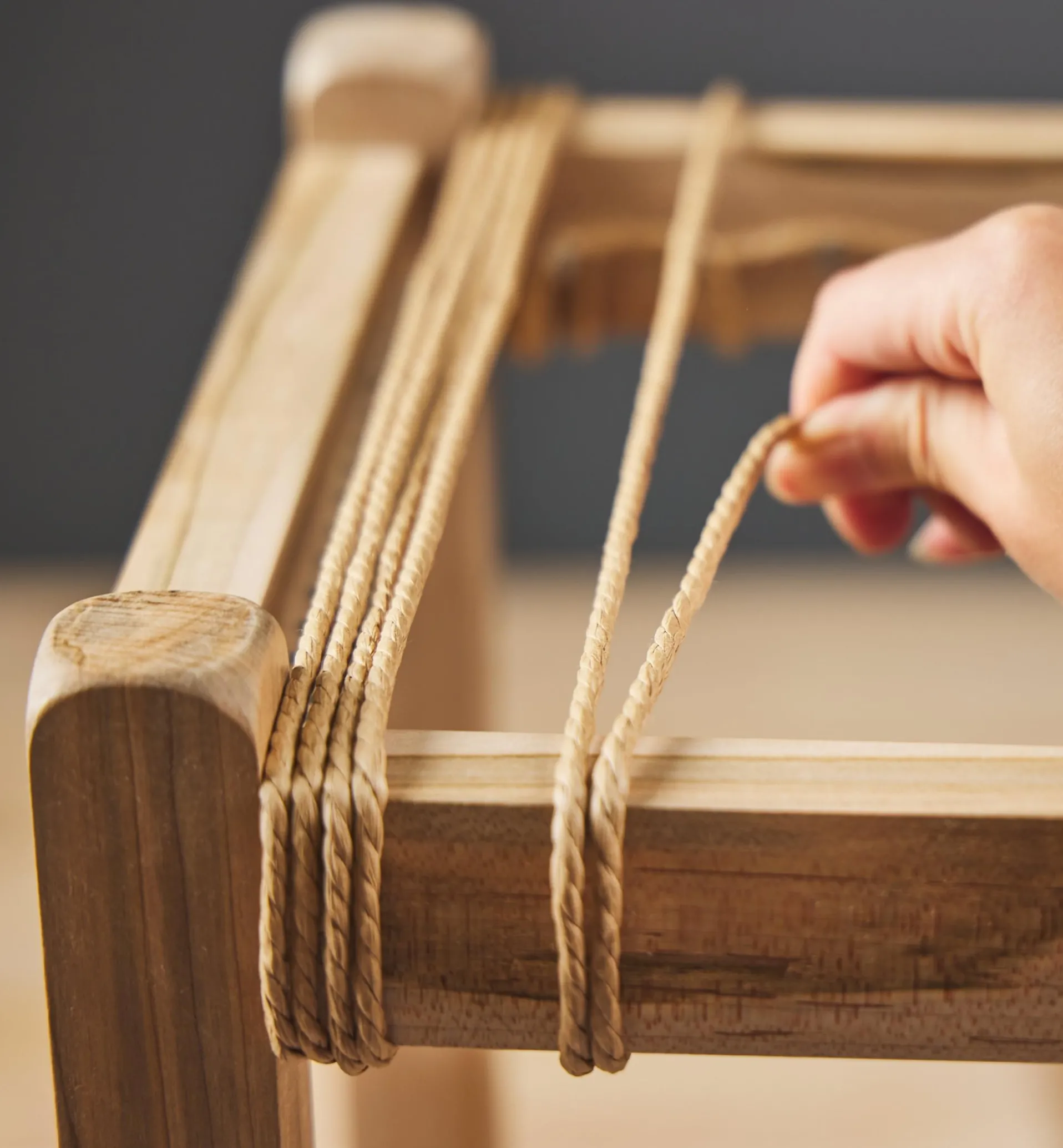Lee Valley Make It Yourself Danish Cord Stool Kit