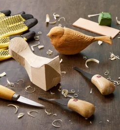 Lee Valley Make It Yourself Hand-Carved Basswood Birds Kit