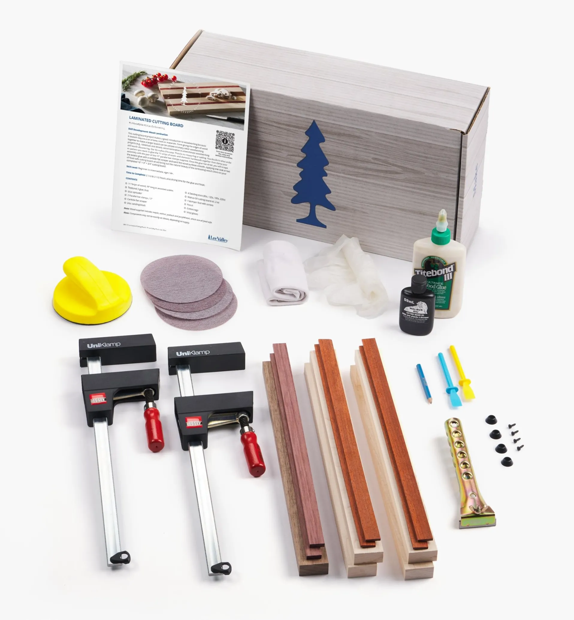 Lee Valley Make It Yourself Laminated Cutting Board Kit