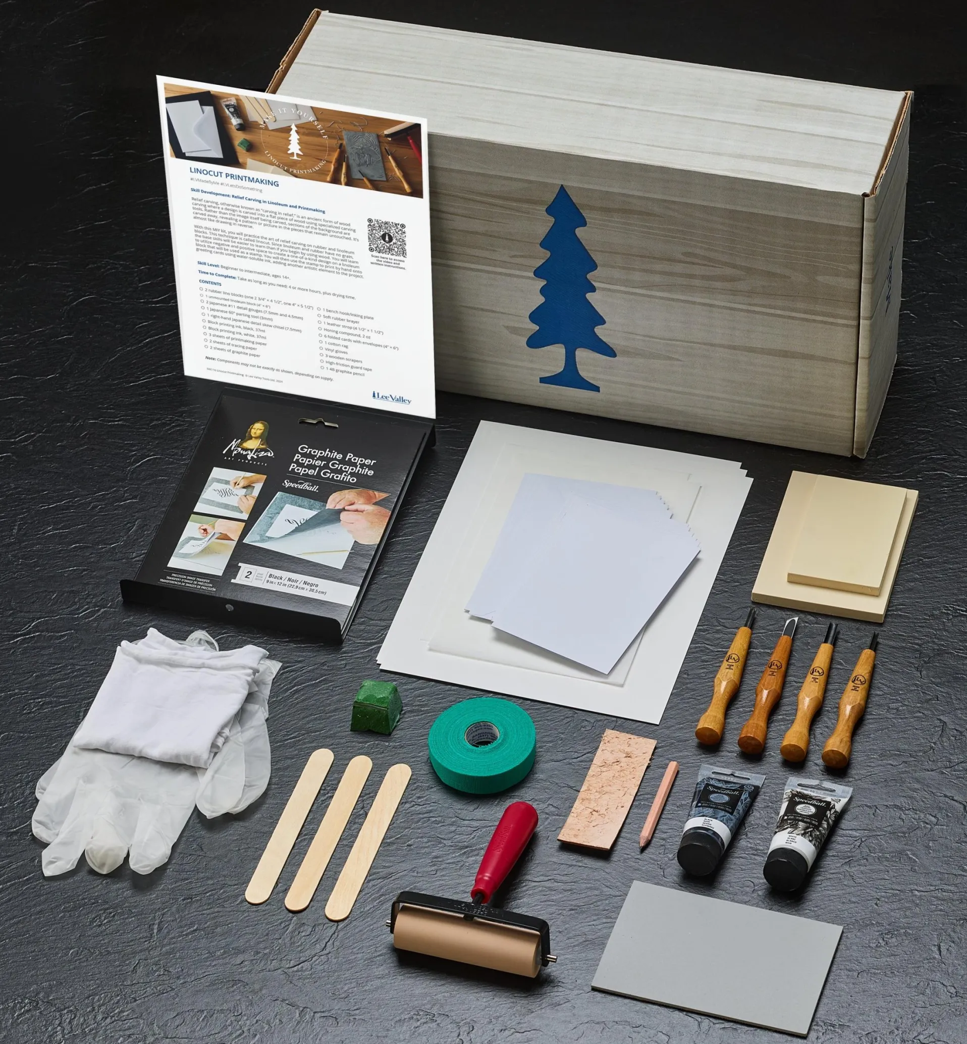 Lee Valley Make It Yourself Linocut Printmaking Kit