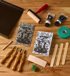 Lee Valley Make It Yourself Linocut Printmaking Kit