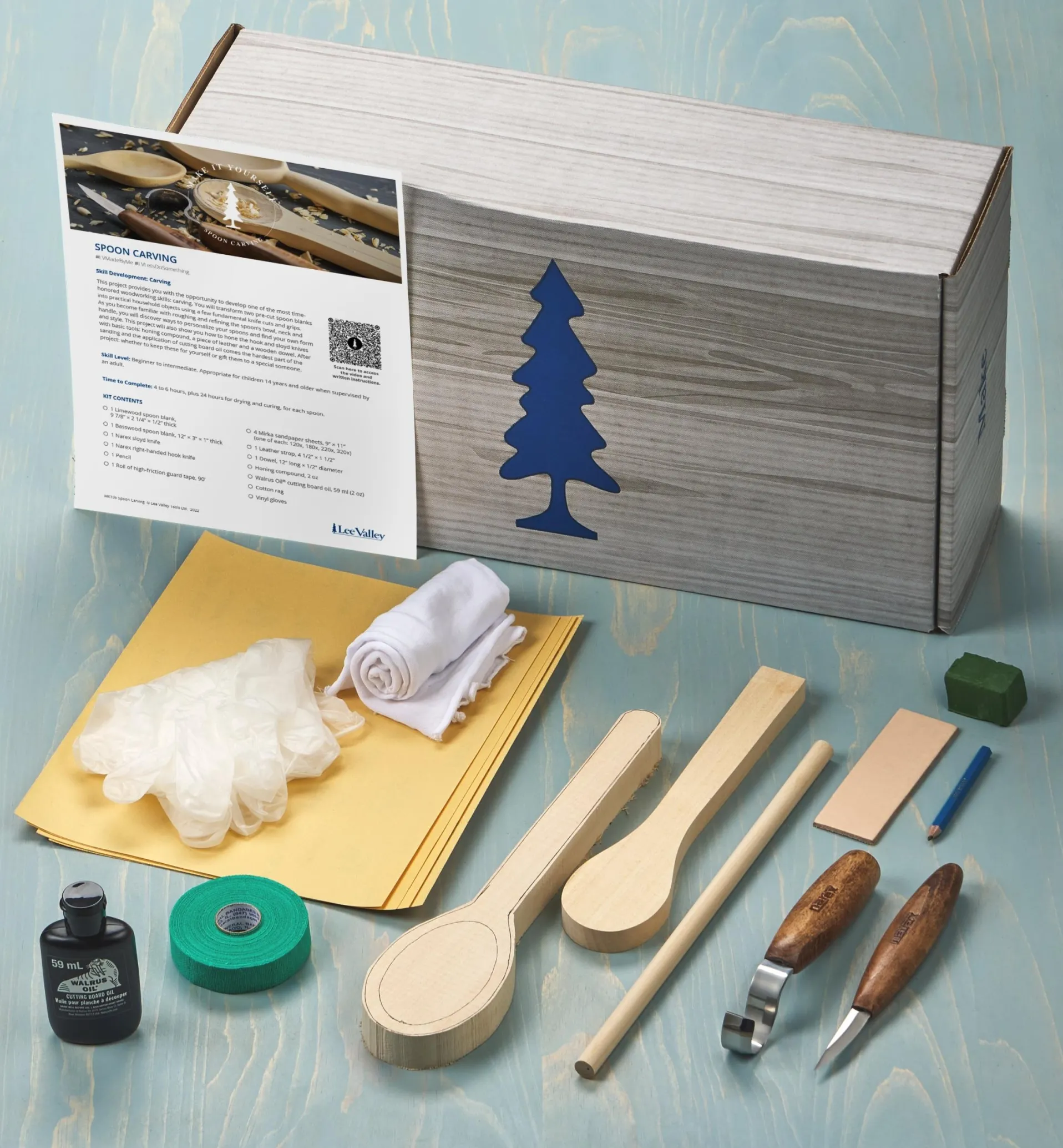 Lee Valley Make It Yourself Spoon Carving Kit