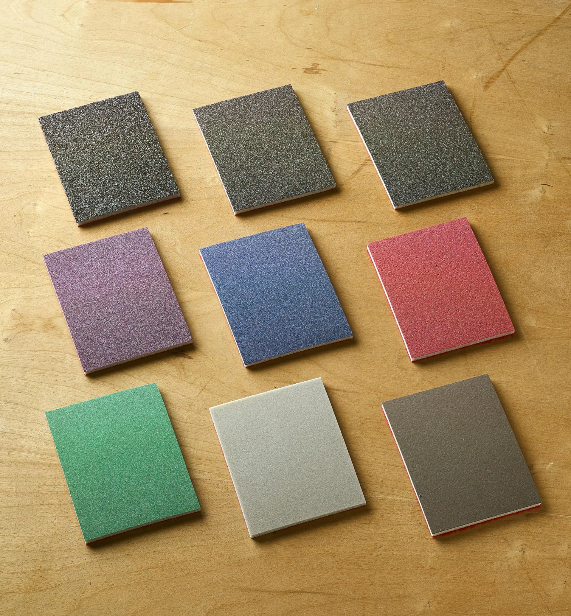 Lee Valley Mirka 3" × 4" × 5mm Grip-Backed Sanding Sponges