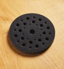 Lee Valley Mirka 5" × 3/8" Multi-Hole Grip-Faced Interface Pad
