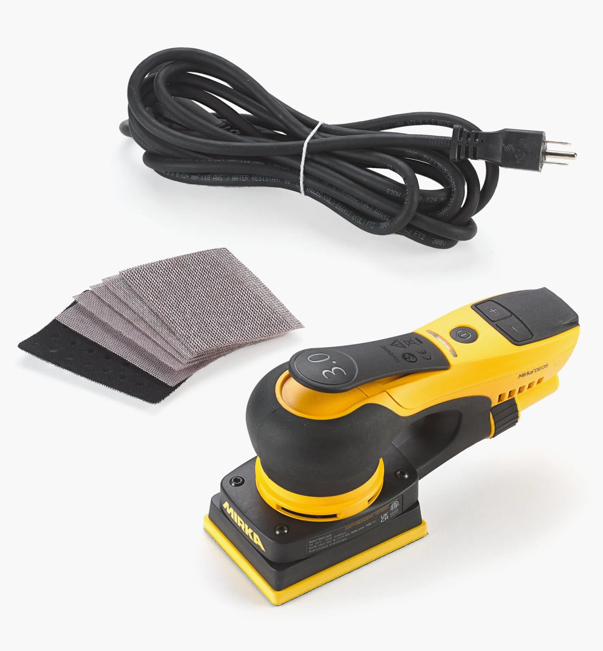 Lee Valley Mirka DEOS 3" × 4" Electric Sander