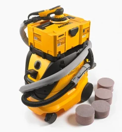 Lee Valley Mirka DEROS 6"/5mm Electric Sander & Dust Collector Kits