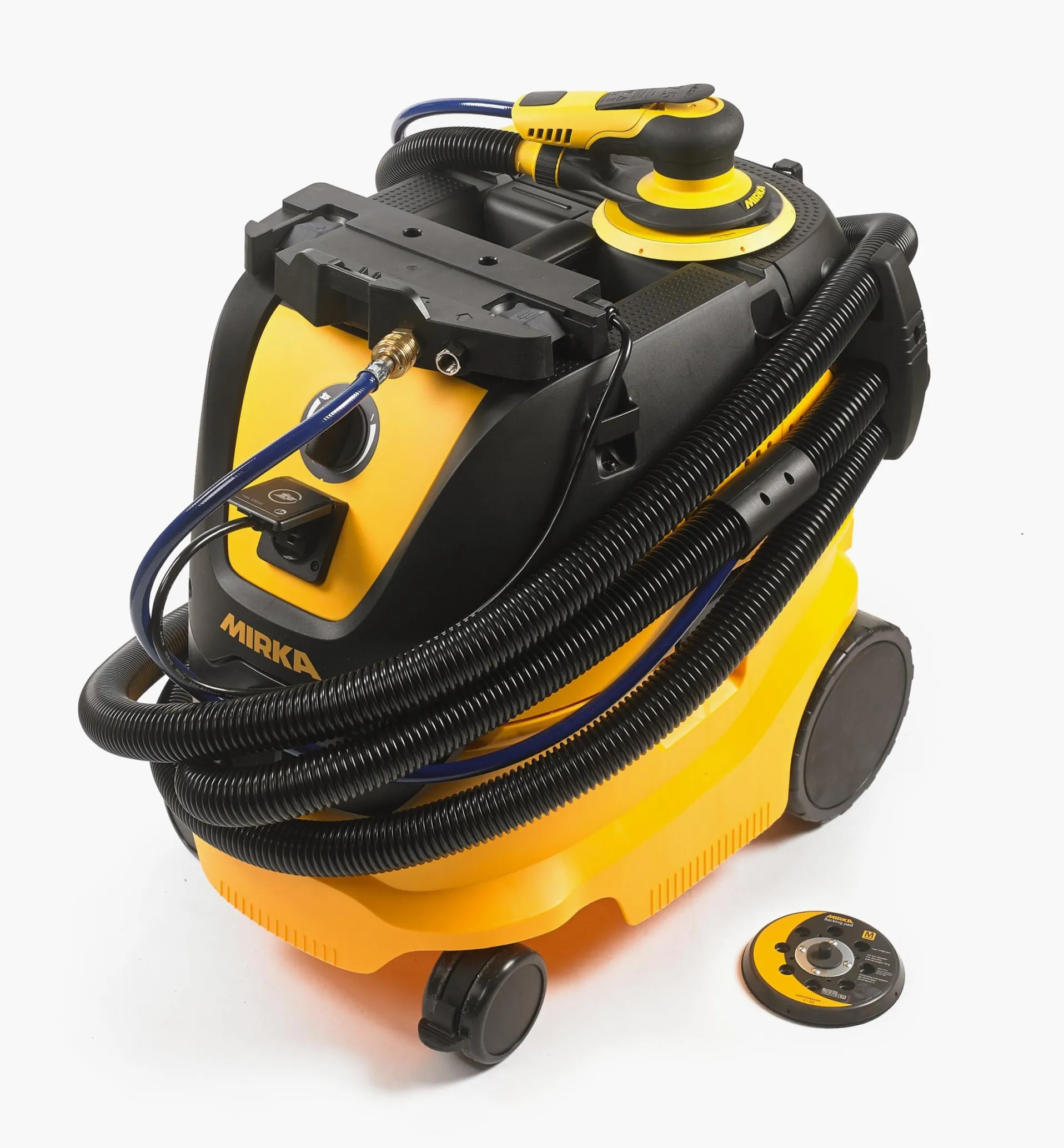 Lee Valley Mirka PROS 6"/2.5mm Pneumatic Sander & Dust Extractor Kits