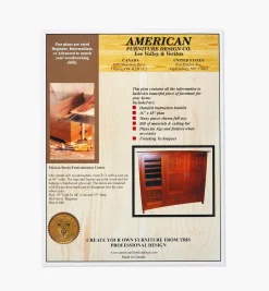 Lee Valley Mission Stereo/Entertainment Center Plan