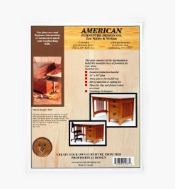 Lee Valley Mission Student's Desk Plan