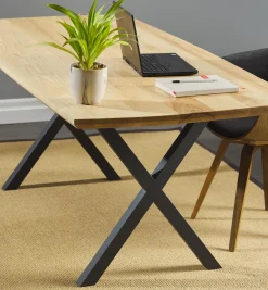 Lee Valley 710mm Steel X-Shape Table Leg