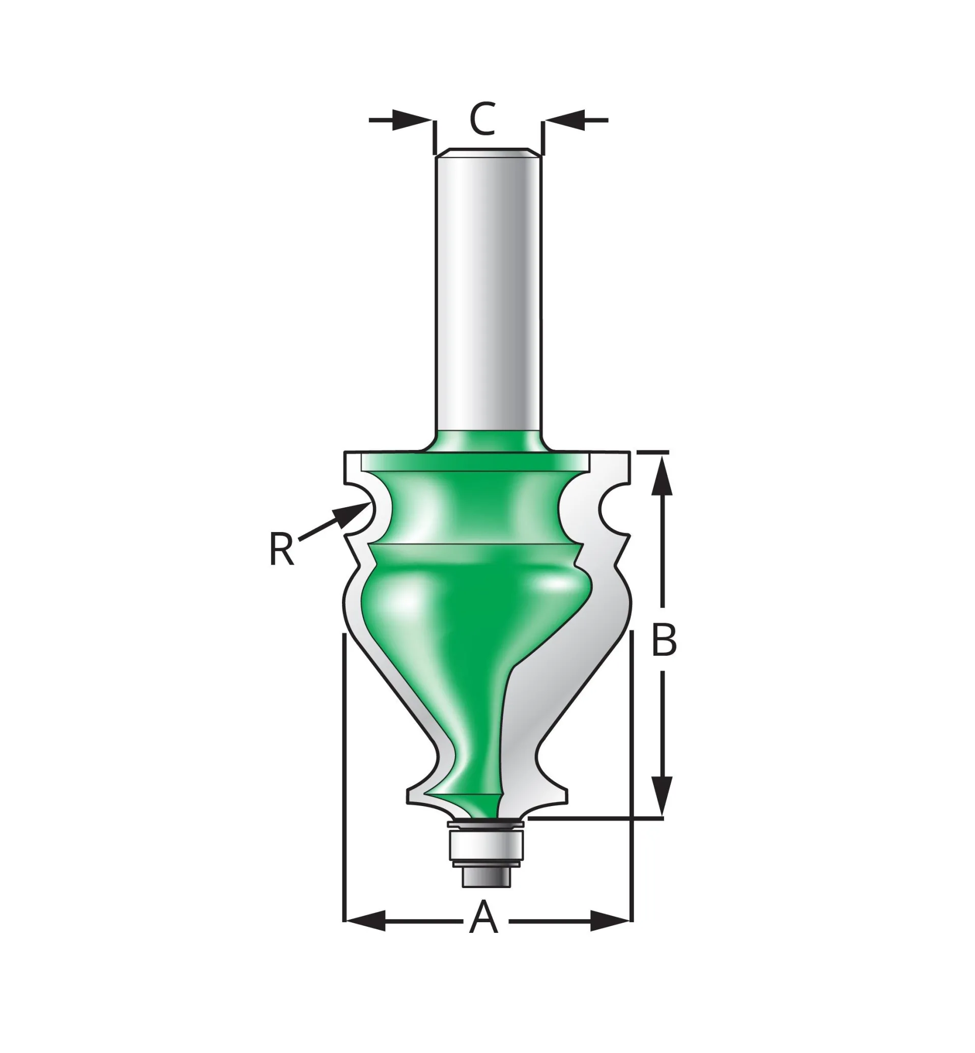 Lee Valley Molding #5 Bits