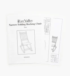 Lee Valley Narrow Folding Rocking Chair Plan