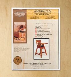 Lee Valley Noah's High Chair Plan