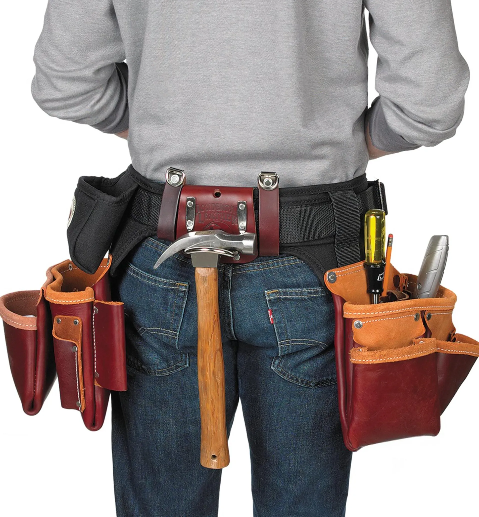 Lee Valley Occidental Leather Adjust-to-Fit Pro Framer Set