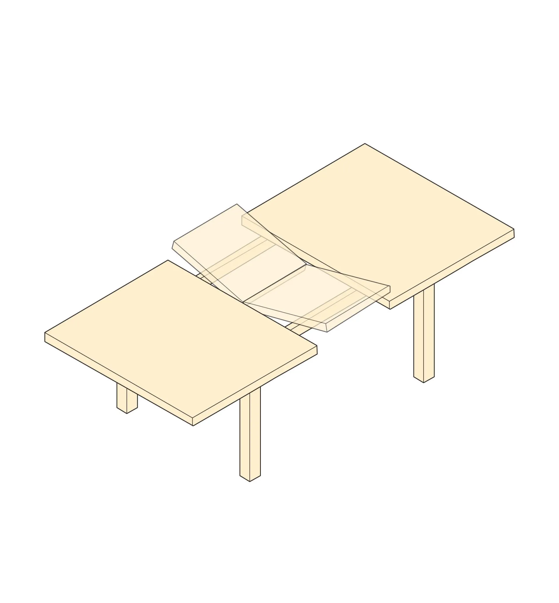 Lee Valley Offset-Bar Leaf-Mount Mechanism