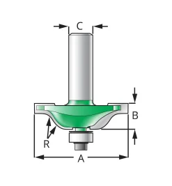 Lee Valley Ogee Raised Panel Bits