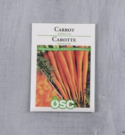 Lee Valley OSC Carrot Seed Packets