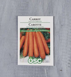 Lee Valley OSC Carrot Seed Packets