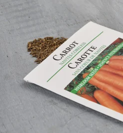 Lee Valley OSC Carrot Seed Packets