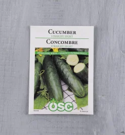 Lee Valley OSC Cucumber Seed Packets