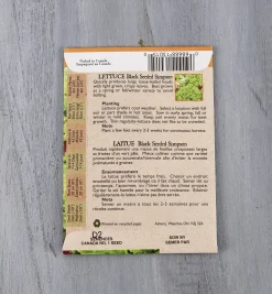 Lee Valley OSC Organic Vegetable Seed Packets