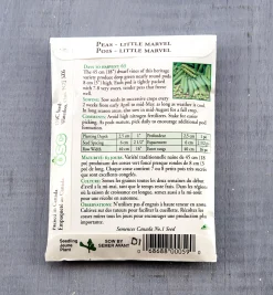 Lee Valley OSC Pea Seed Packets