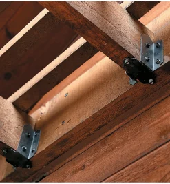 Lee Valley Ozco Joist Hangers For Outdoor Structures