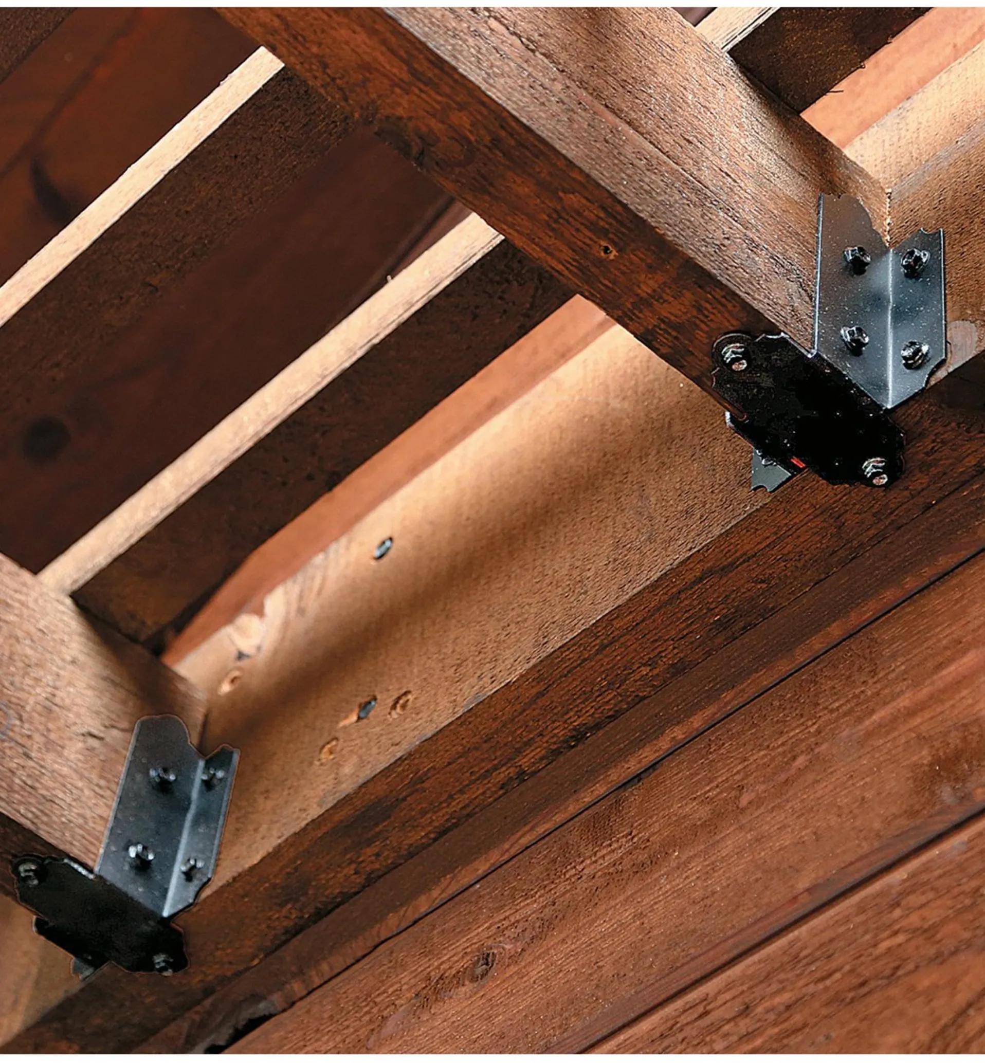 Lee Valley Ozco Joist Hangers For Outdoor Structures