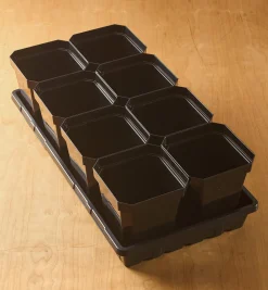 Lee Valley 8-Pack Of 5" Pots With Propagation Tray