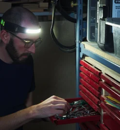 Lee Valley Pair Of Rechargeable COB Headlamps