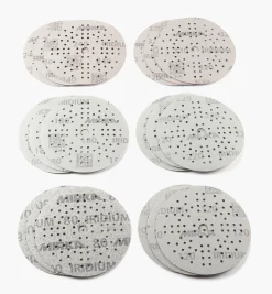 Lee Valley 18-Pc. Sample Pack Of Mirka 5" 89-Hole Iridium Grip Discs