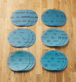Lee Valley 18-Pc. Sample Pack Of Mirka 5" Galaxy Grip Discs