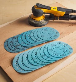 Lee Valley 18-Pc. Sample Pack Of Mirka 5" Galaxy Multifit Grip Discs