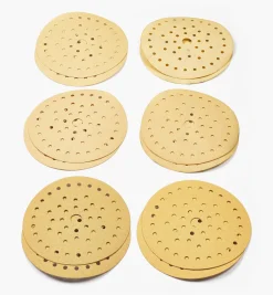 Lee Valley 12-Pc. Sample Pack Of Mirka 6" 50-Hole Gold Multifit Grip Discs