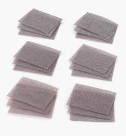 Lee Valley 18-Pc. Sample Pack Of Mirka Abranet 3" × 4" Grip Sheets