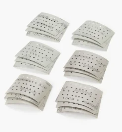 Lee Valley 18-Pc. Sample Pack Of Mirka Iridium 3" × 4" 36-Hole Grip Sheets
