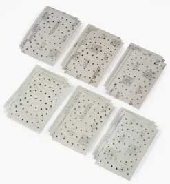 Lee Valley 18-Pc. Sample Pack Of Mirka Iridium 3" × 5" 54-Hole Grip Sheets