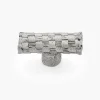 Lee Valley Pewter Basket Weave Knob