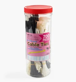 Lee Valley 700-Piece Specialty Cable Tie Assortment