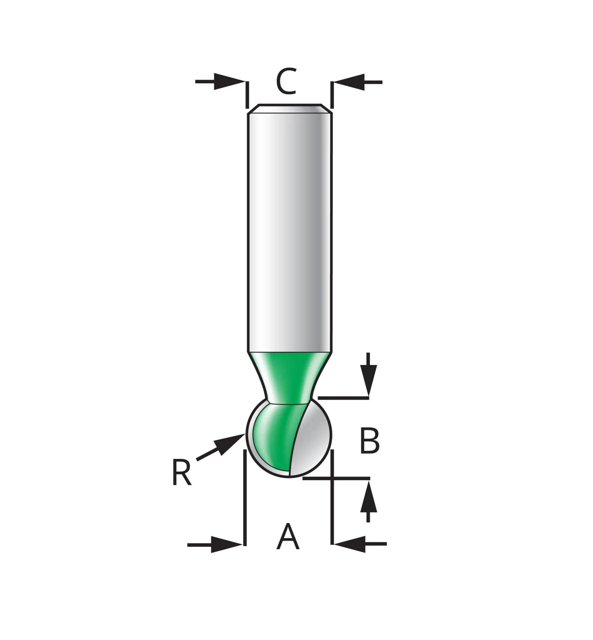 Lee Valley Plunge Ball Bits